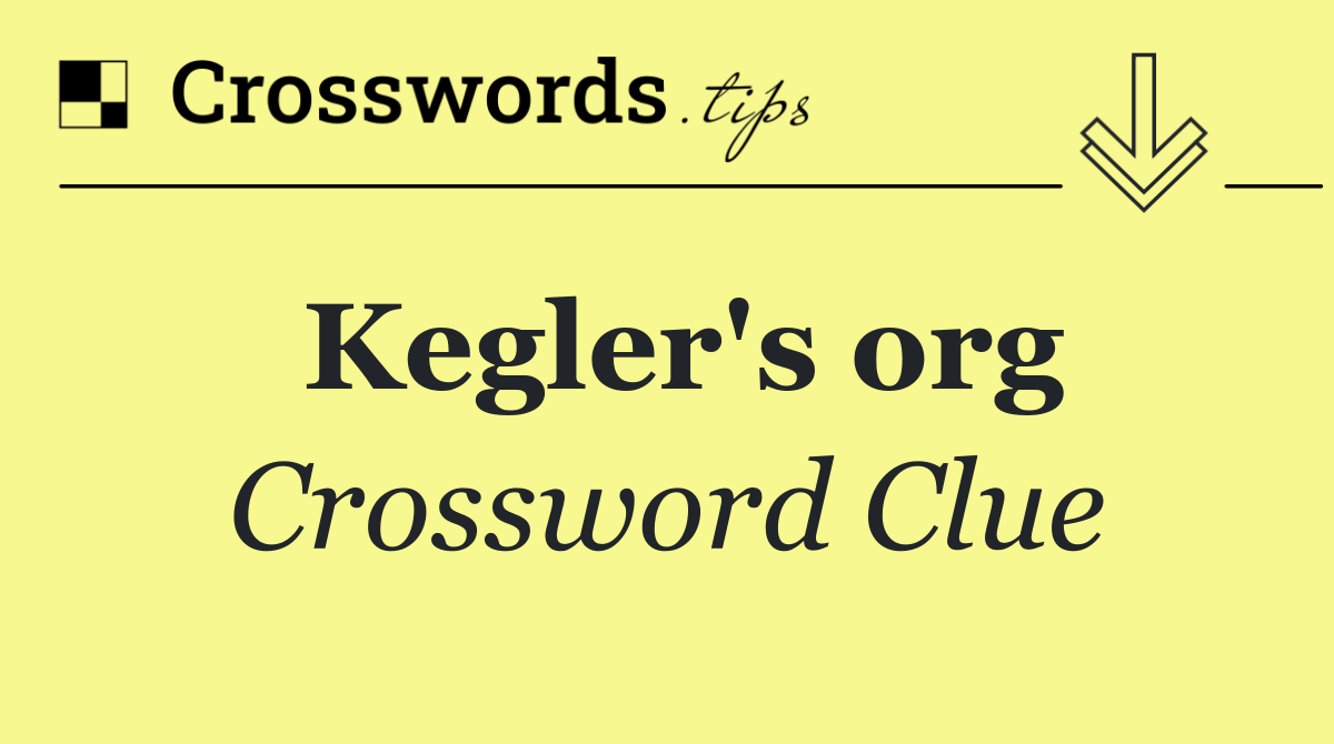 Kegler's org
