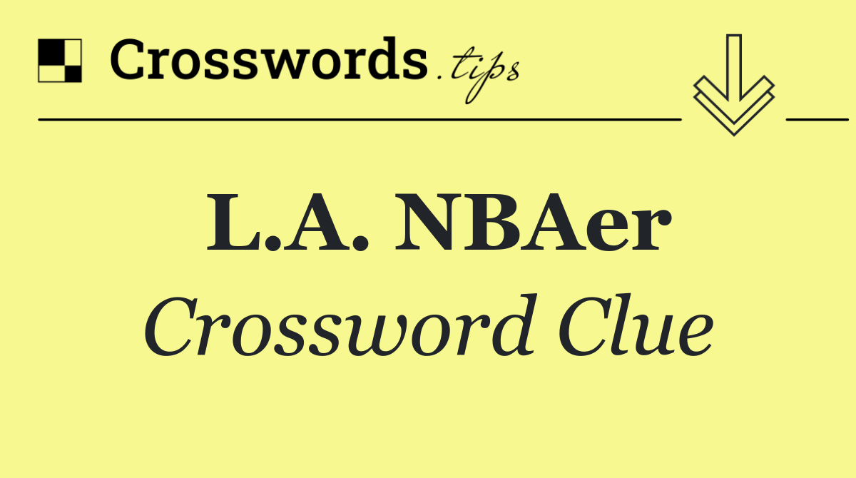 L.A. NBAer
