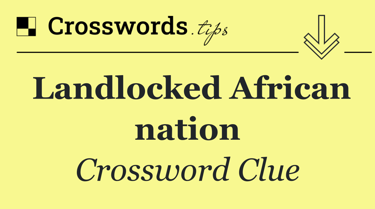 Landlocked African nation
