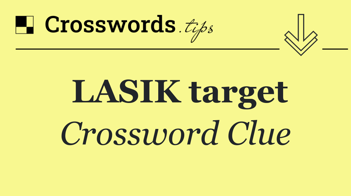 LASIK target