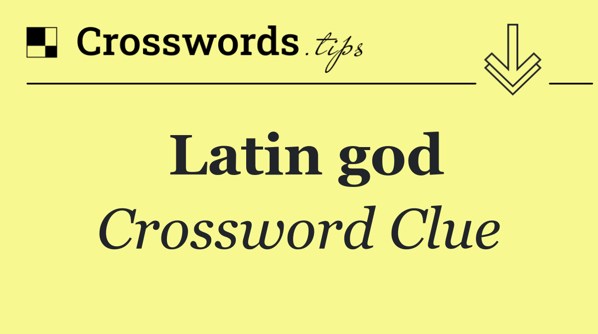 Latin god