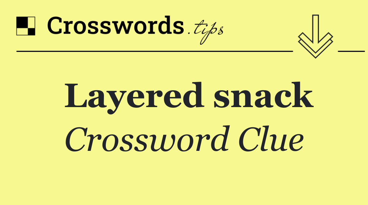 Layered snack