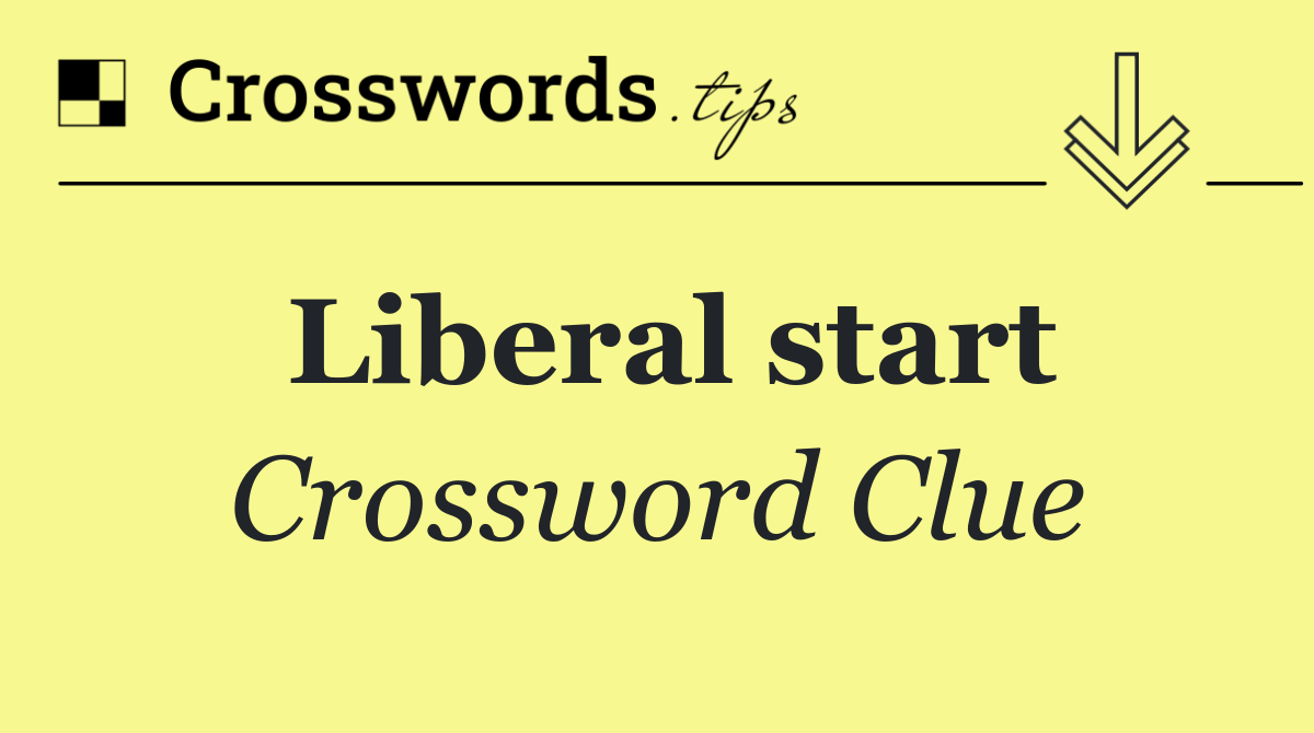 Liberal start