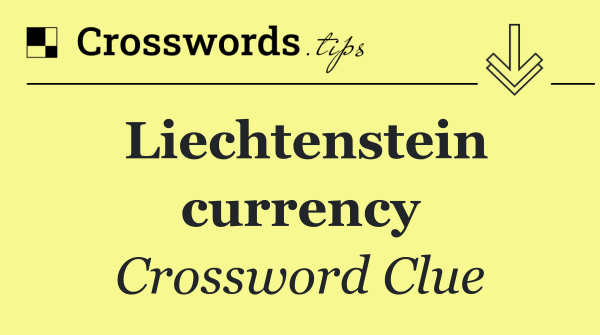 Liechtenstein currency