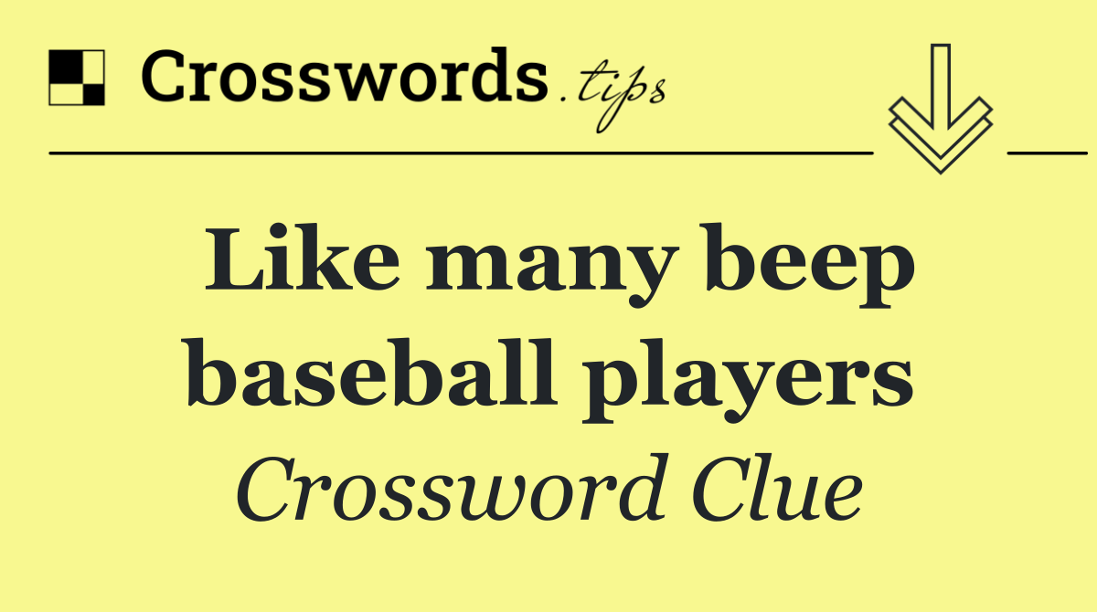 Like many beep baseball players