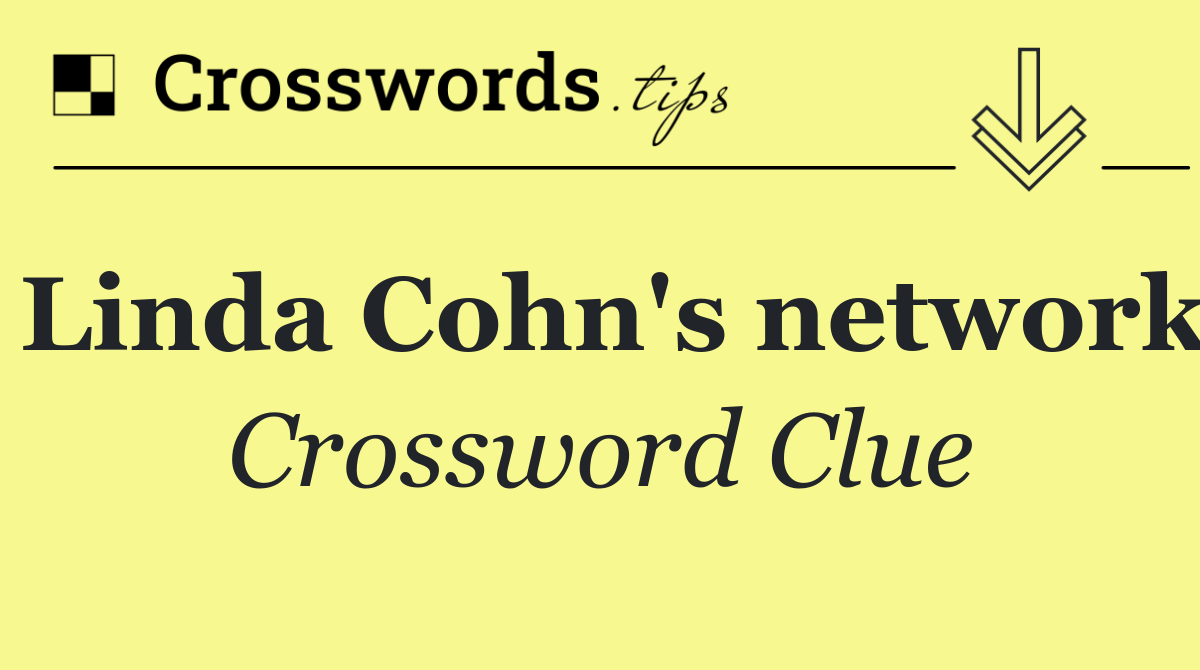 Linda Cohn's network