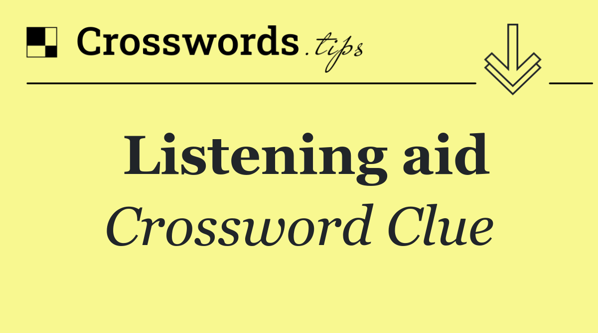 Listening aid