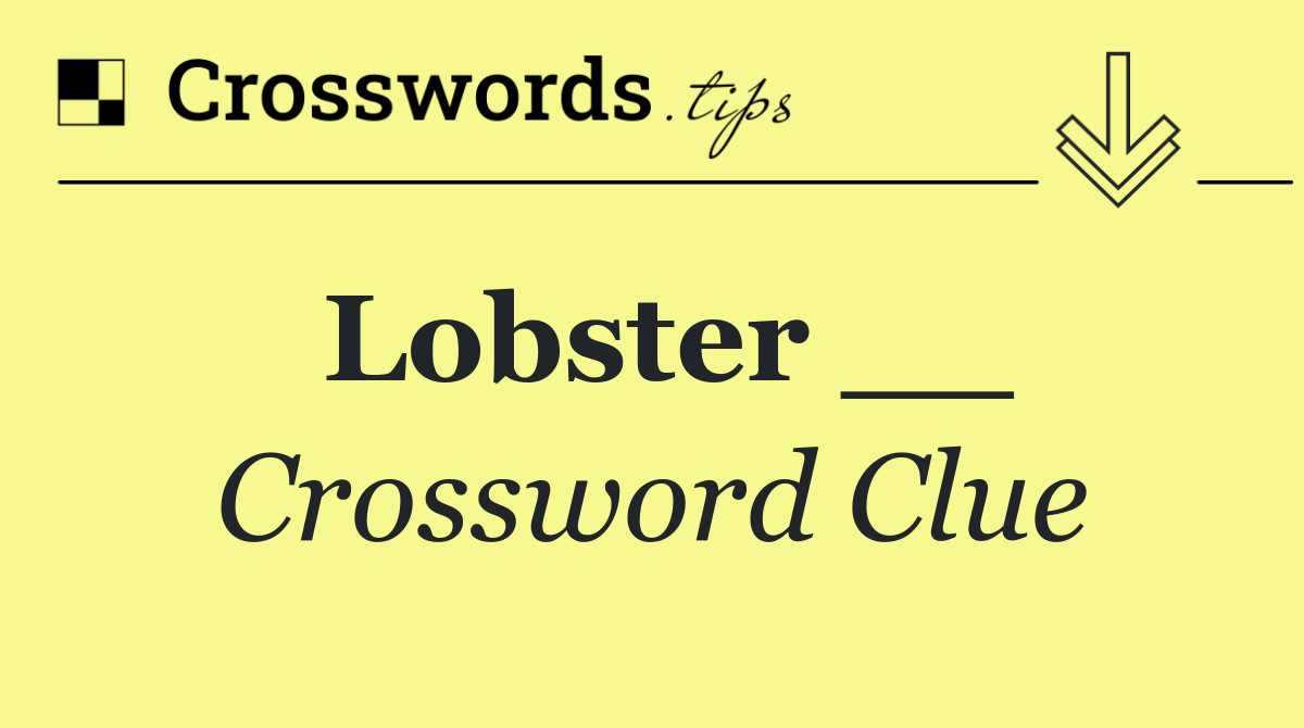 Lobster __