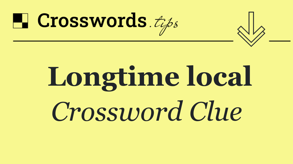 Longtime local