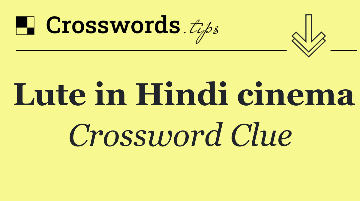 Lute in Hindi cinema