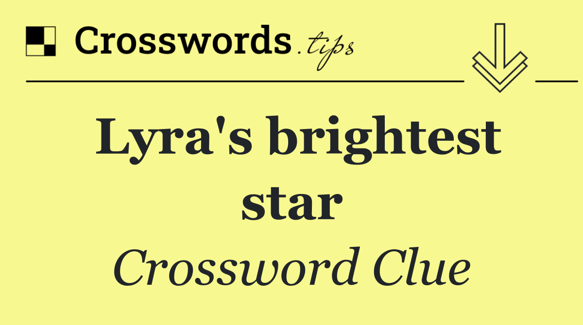Lyra's brightest star