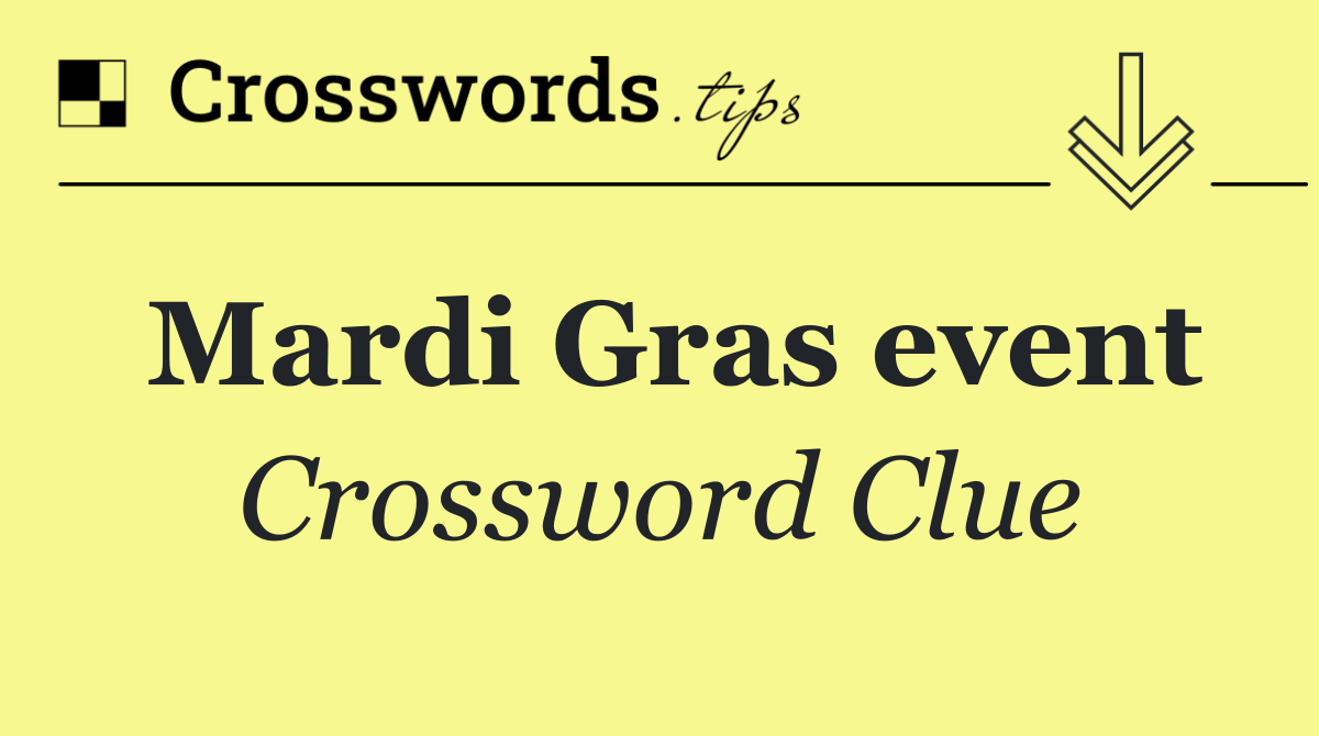 Mardi Gras event