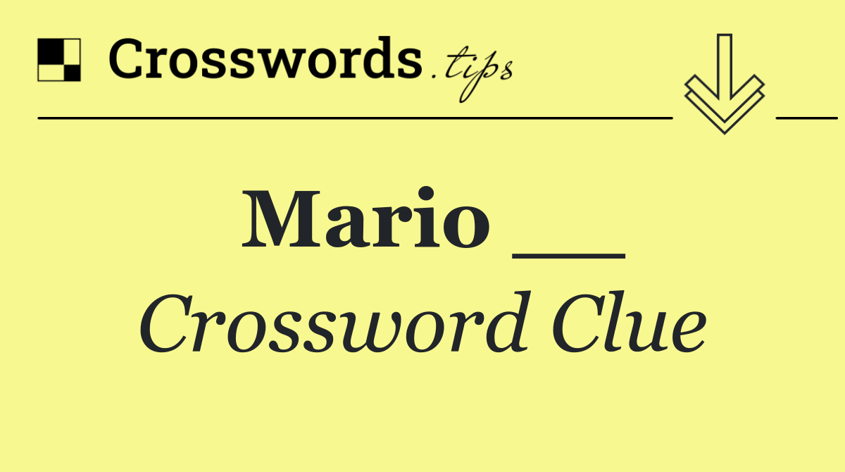 Mario __