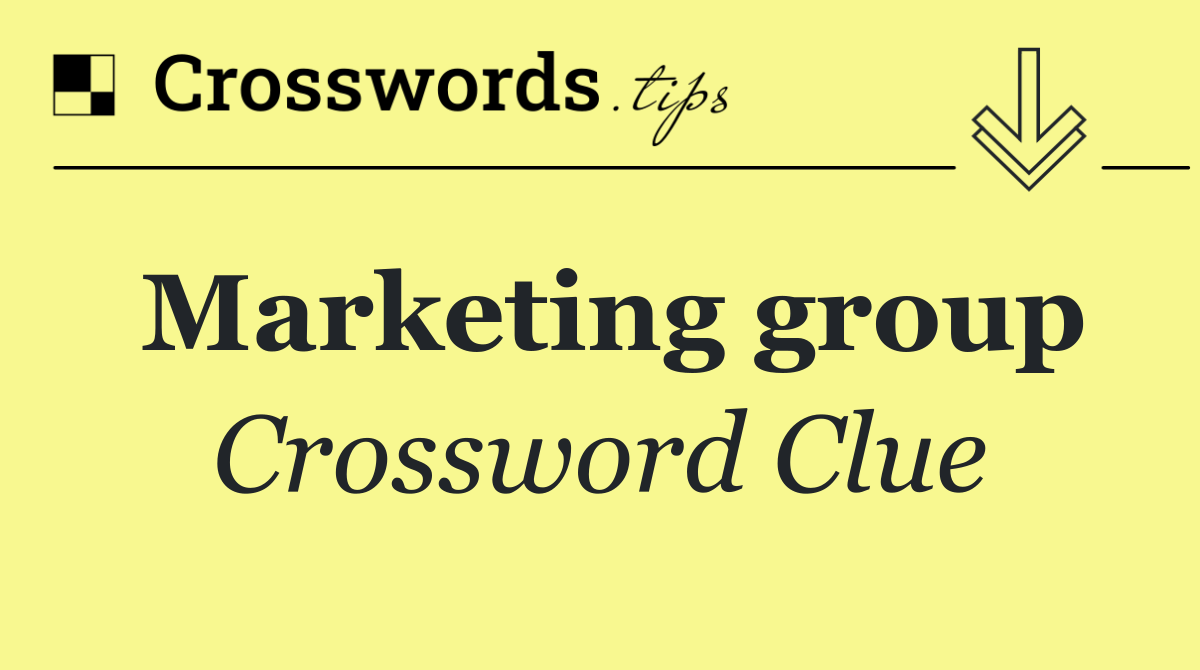 Marketing group