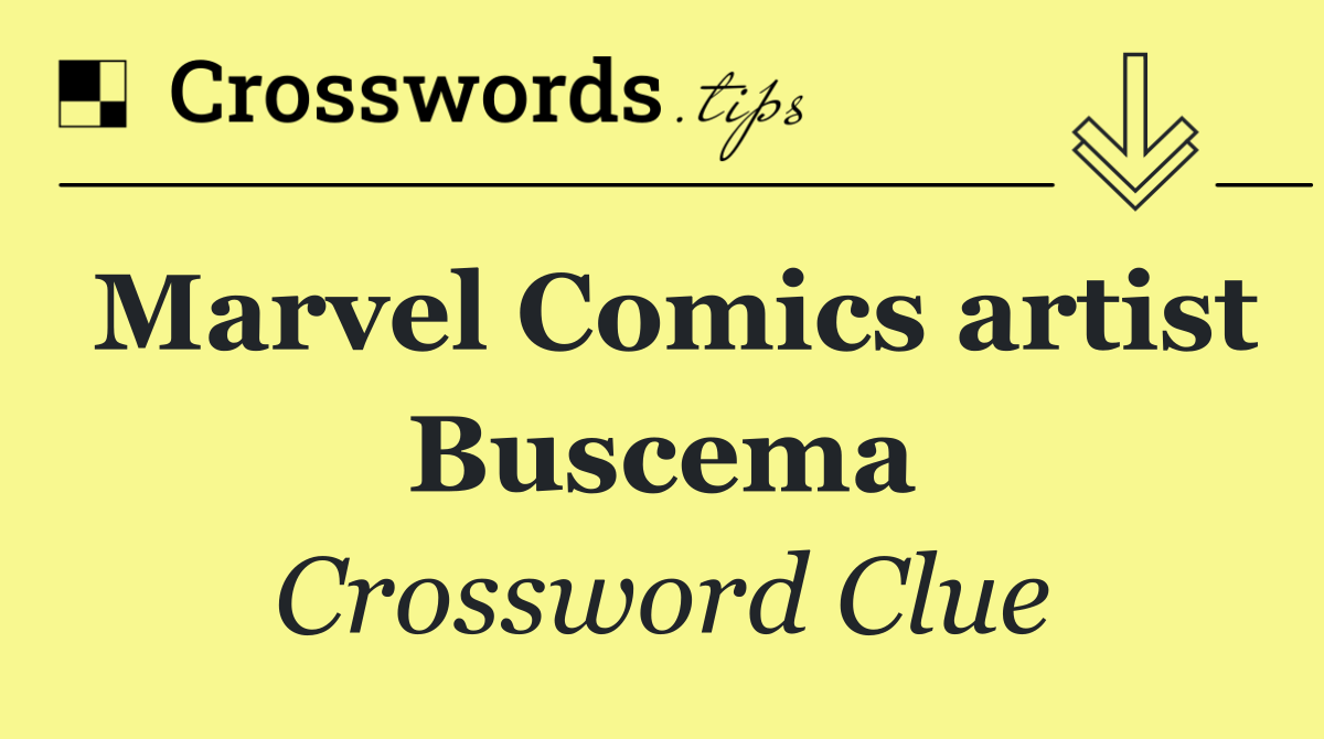 Marvel Comics artist Buscema