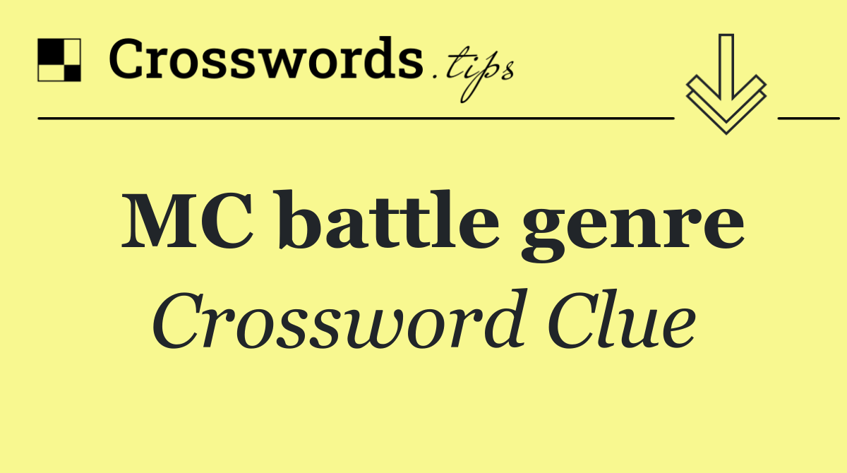 MC battle genre
