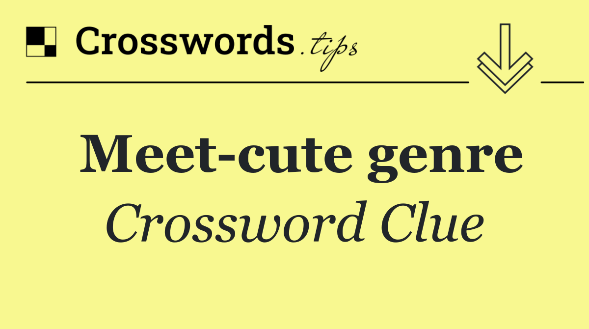 Meet cute genre