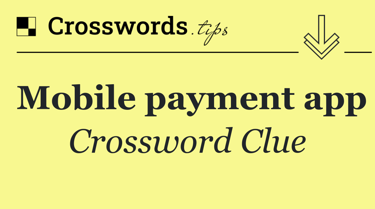 Mobile payment app