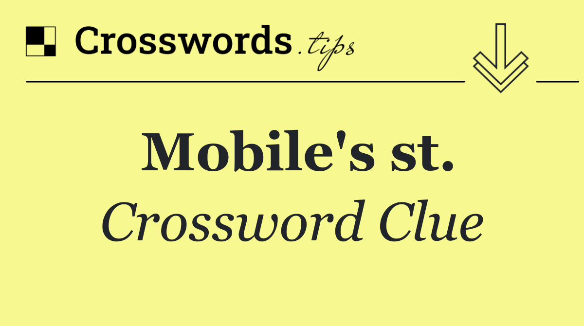 Mobile's st.