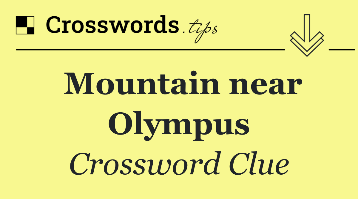Mountain near Olympus