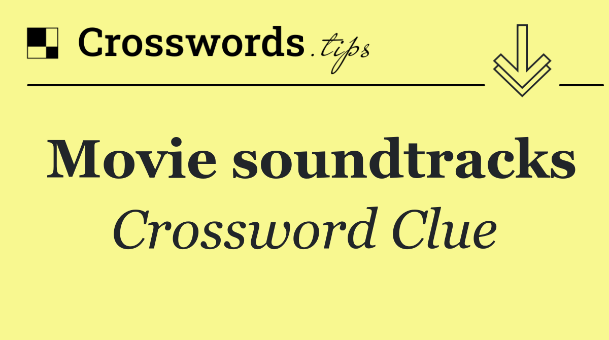Movie soundtracks
