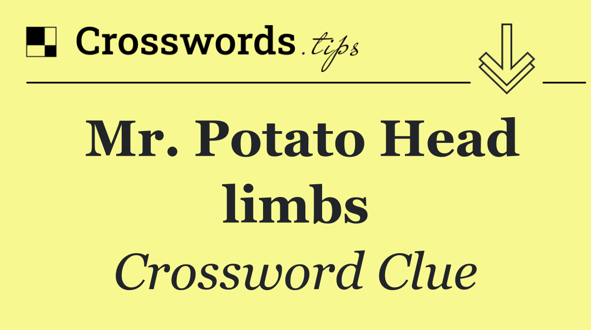 Mr. Potato Head limbs