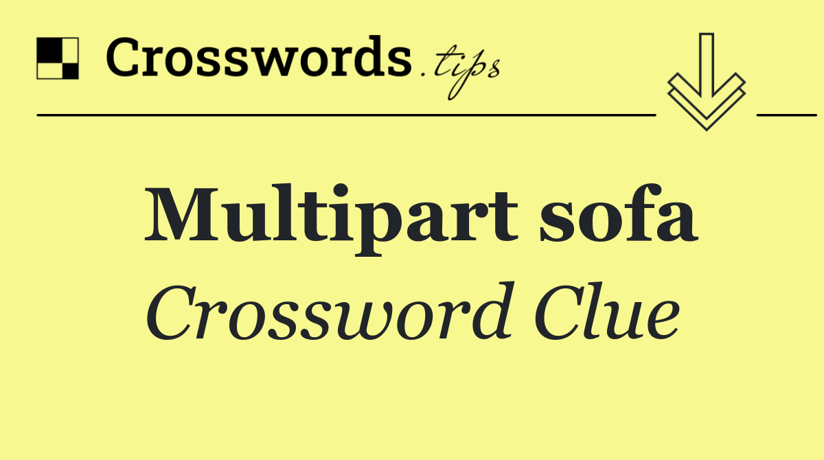 Multipart sofa