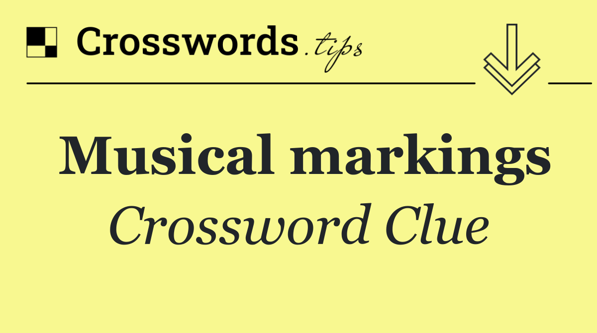 Musical markings