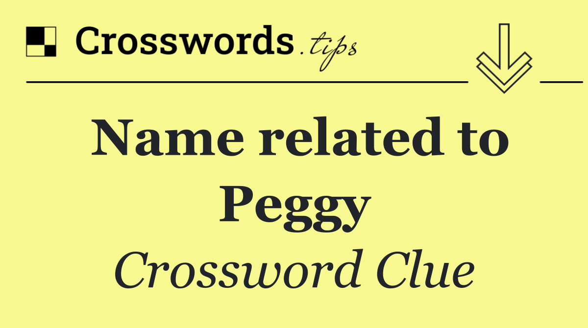 Name related to Peggy