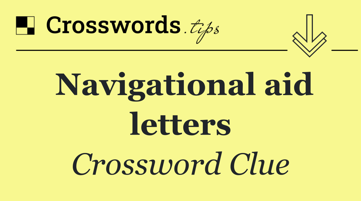 Navigational aid letters