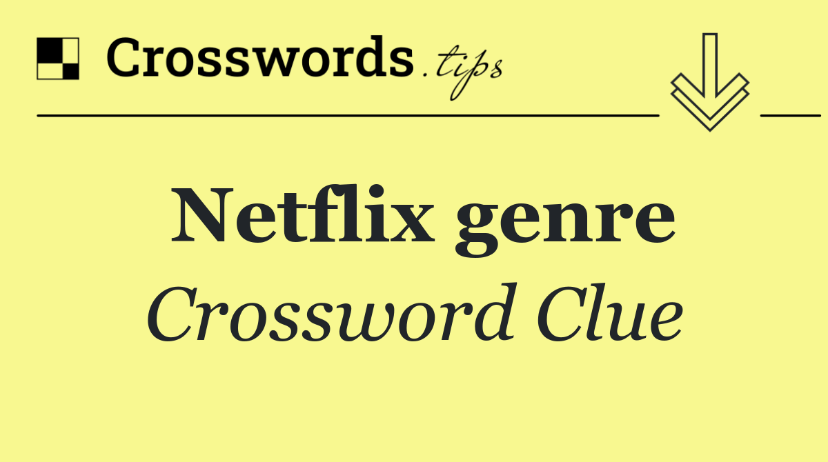 Netflix genre