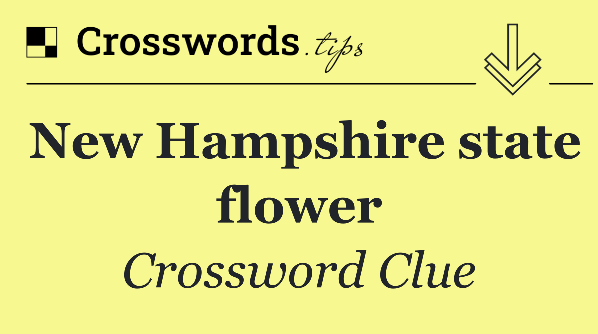 New Hampshire state flower