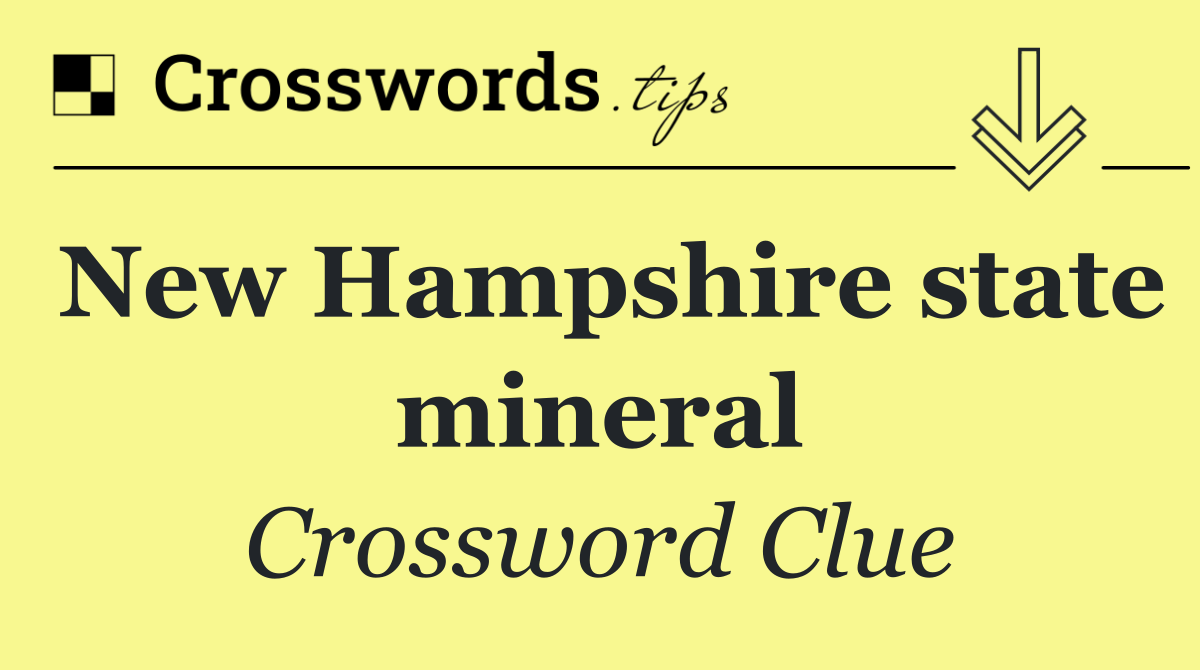 New Hampshire state mineral