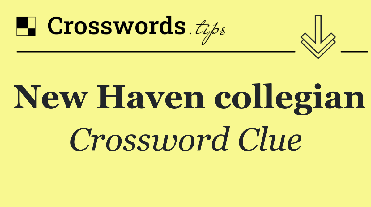 New Haven collegian