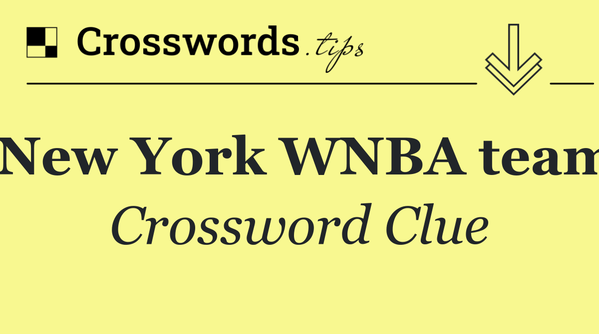 New York WNBA team