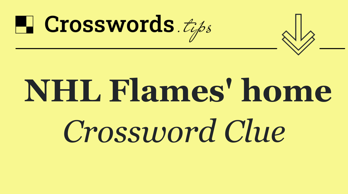 NHL Flames' home