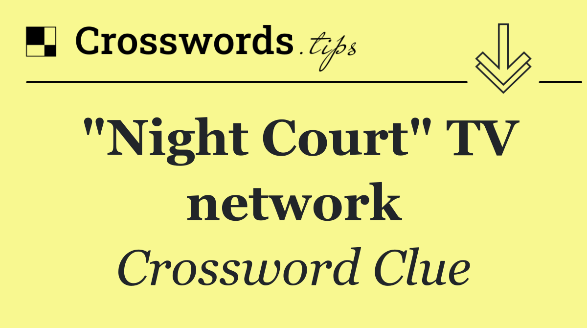 "Night Court" TV network
