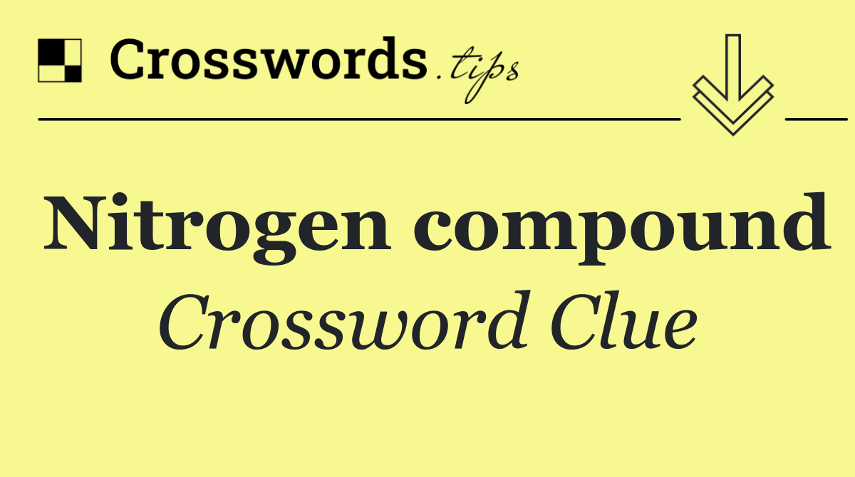 Nitrogen compound