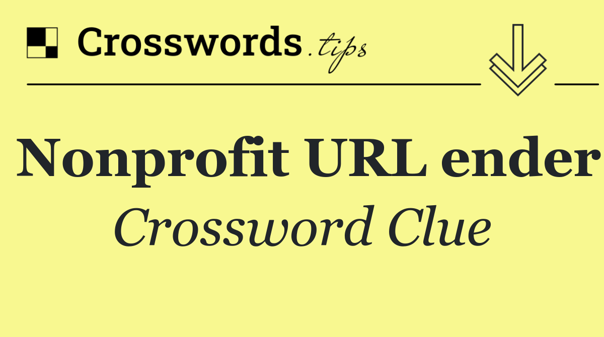 Nonprofit URL ender