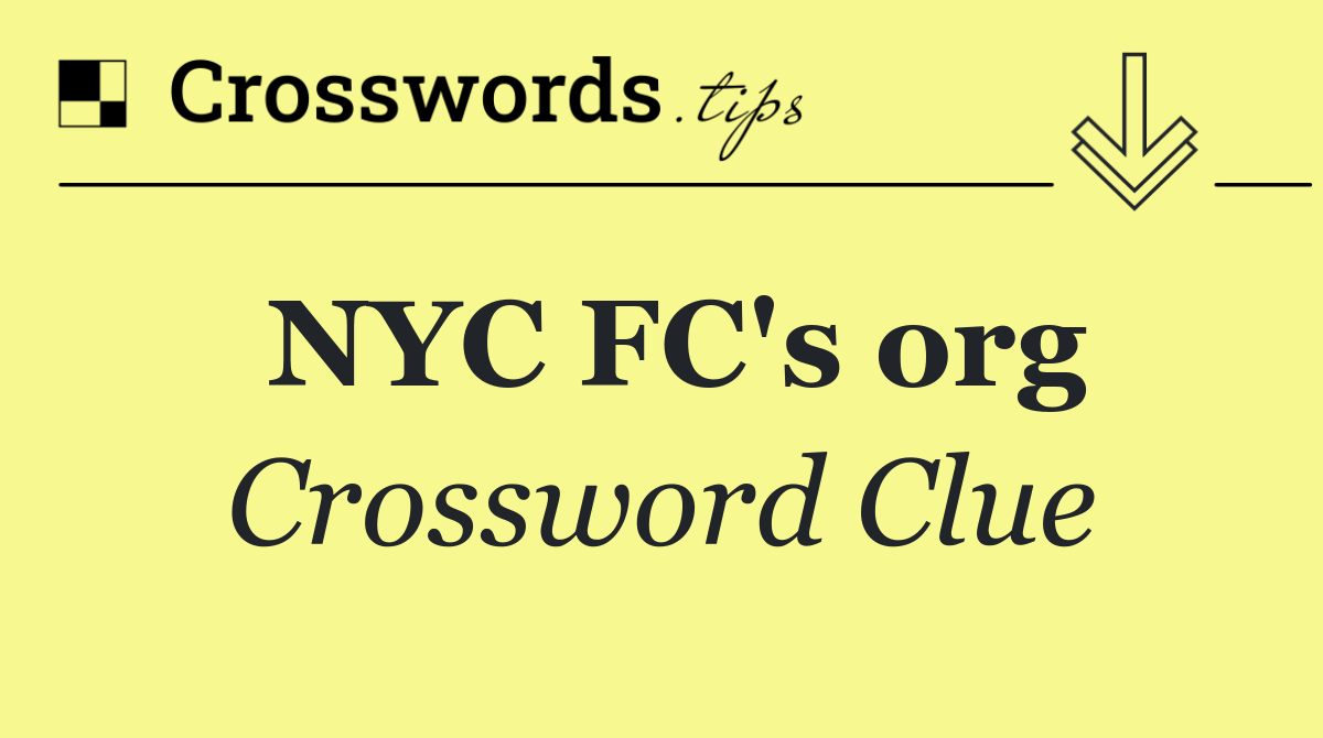 NYC FC's org