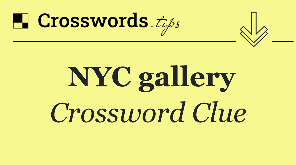 NYC gallery