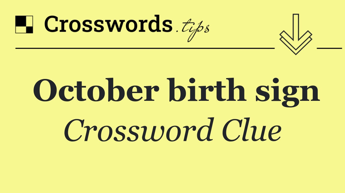 October birth sign