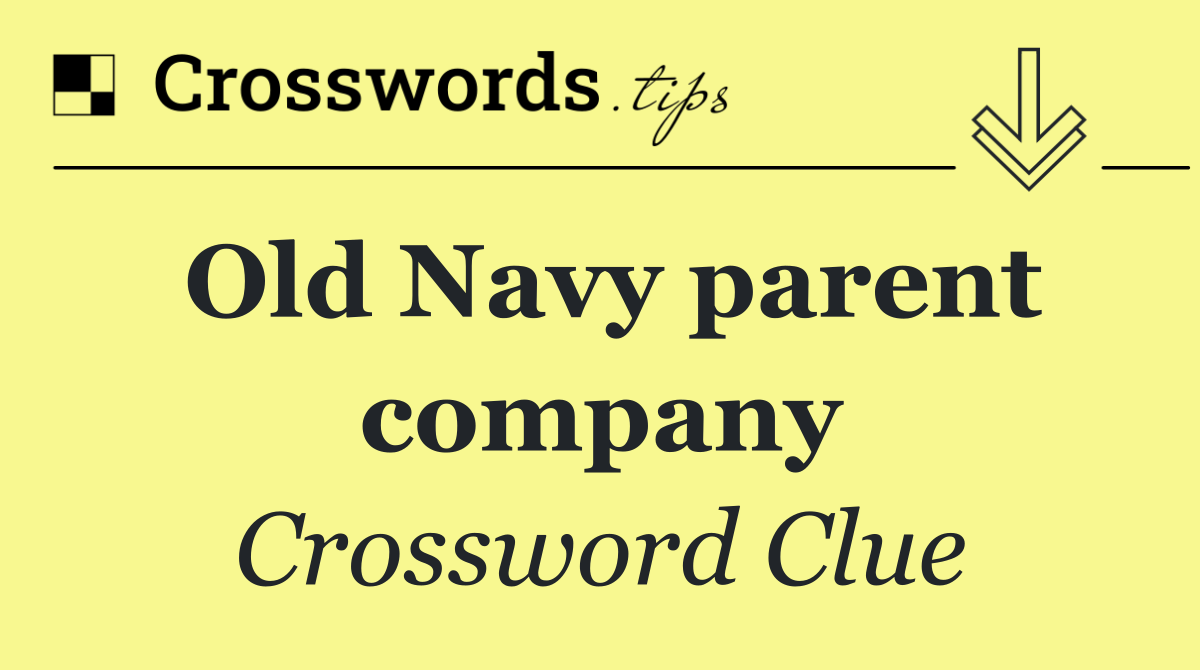 Old Navy parent company