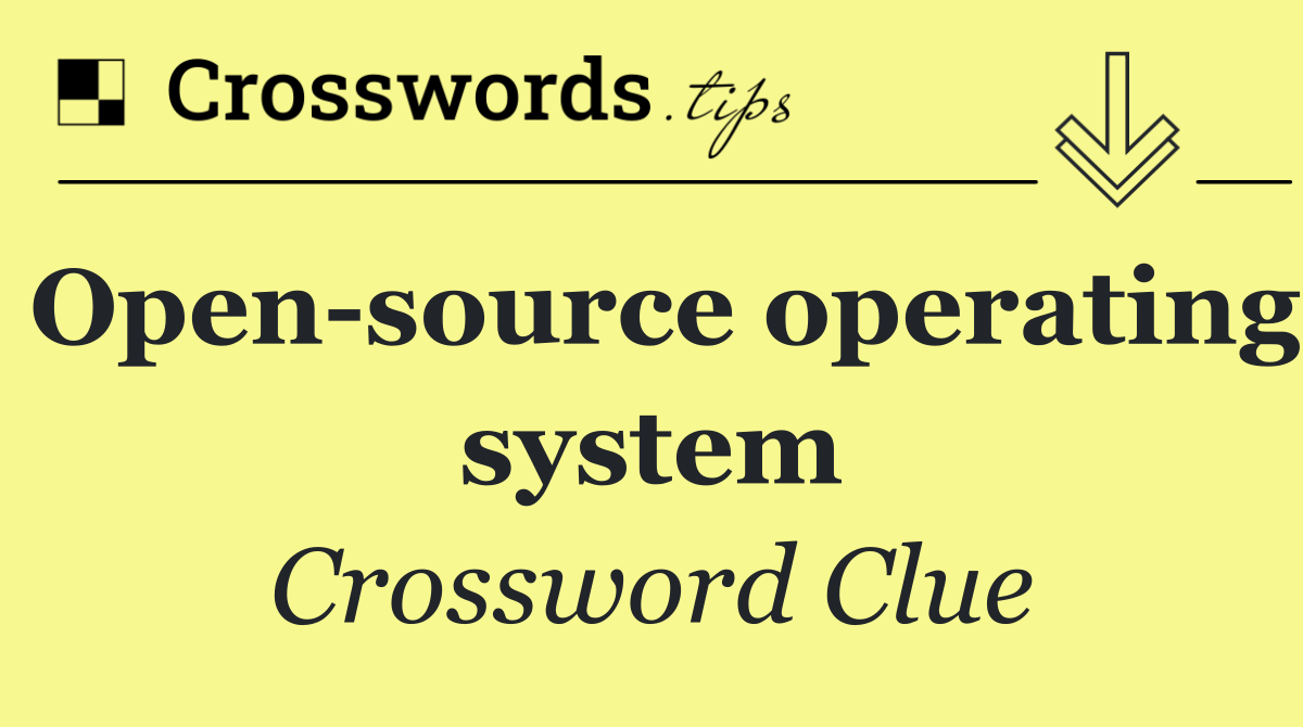 Open source operating system