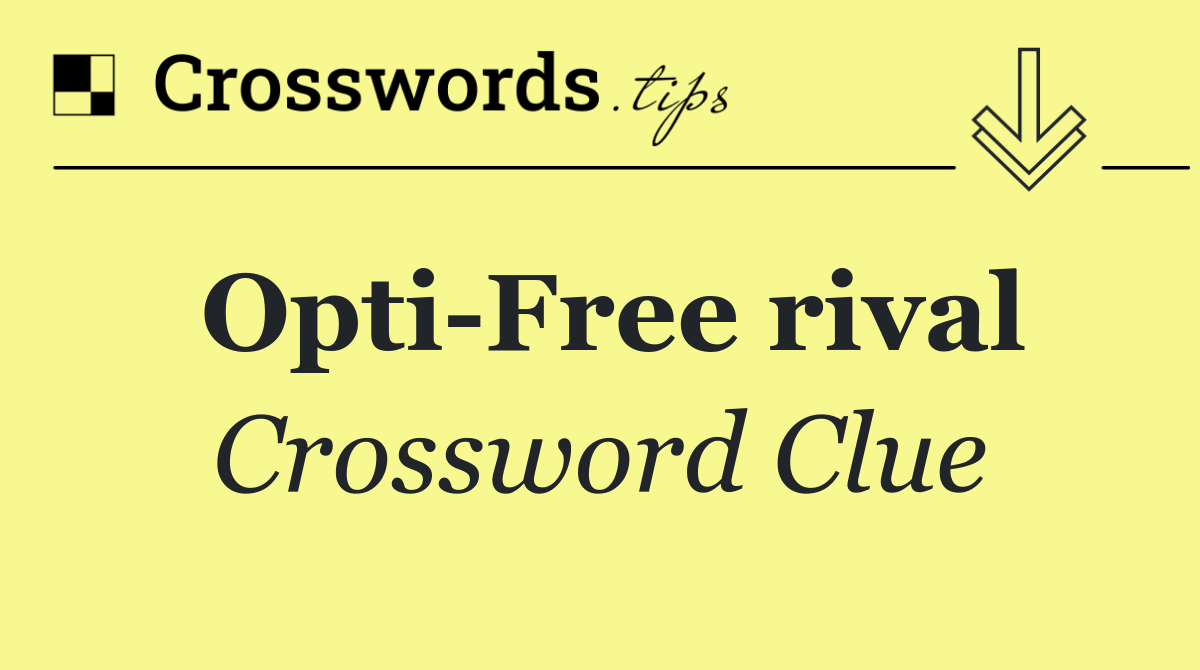 Opti Free rival