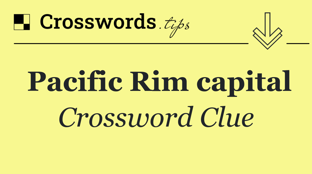 Pacific Rim capital