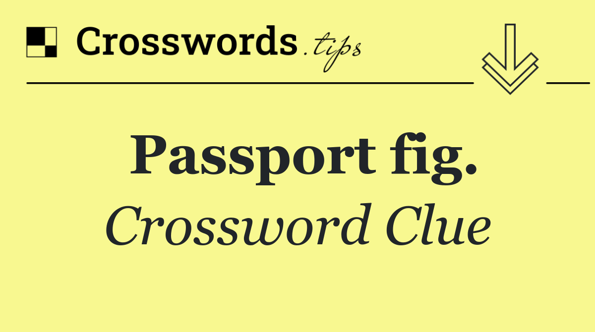 Passport fig.