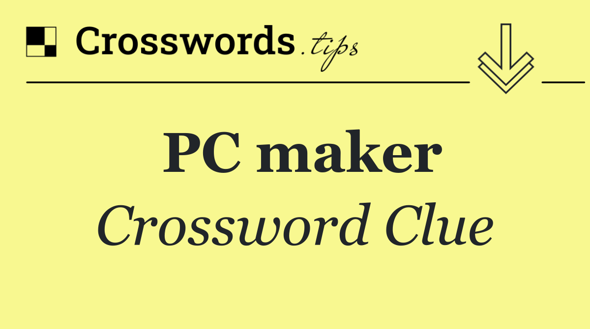PC maker