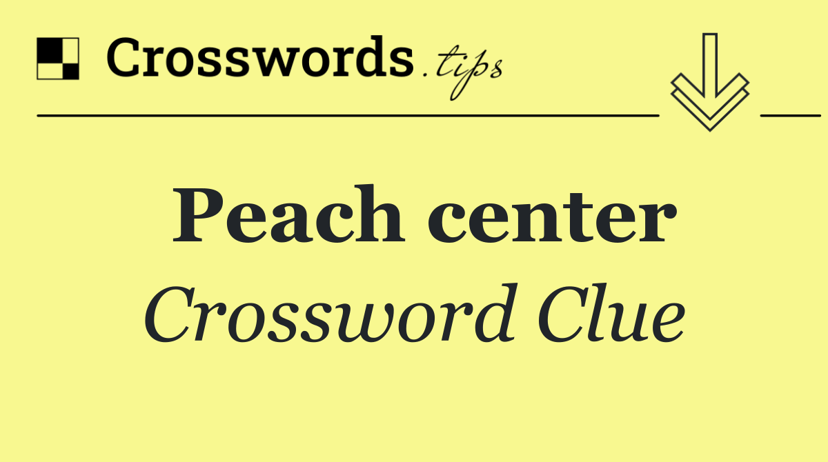 Peach center