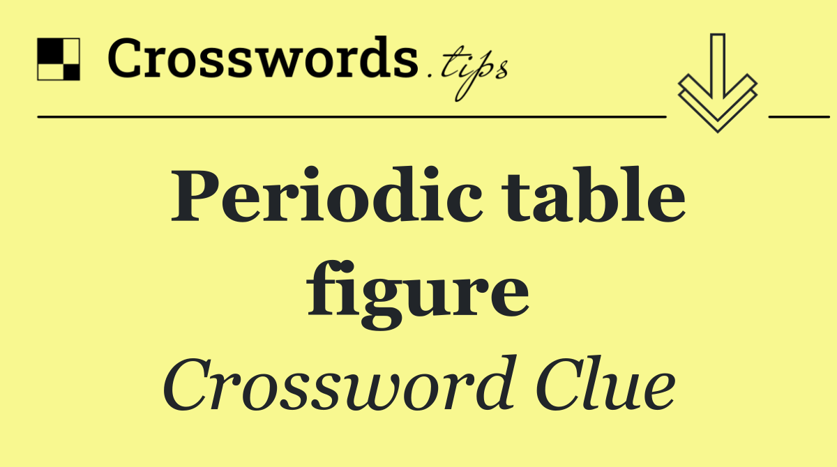Periodic table figure
